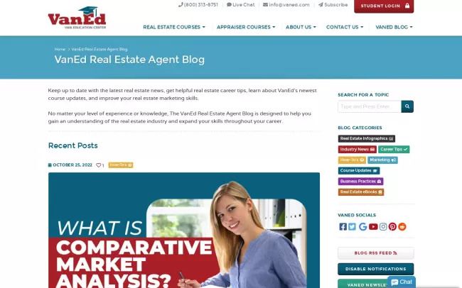 VanEd Real Estate Agent Blog