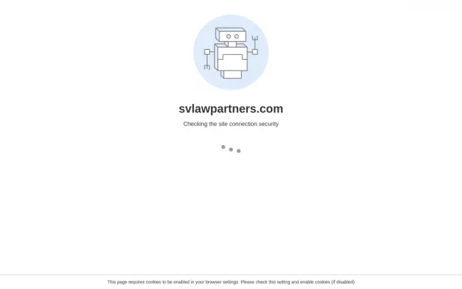 Screenshot of the Vasiliou Law Website