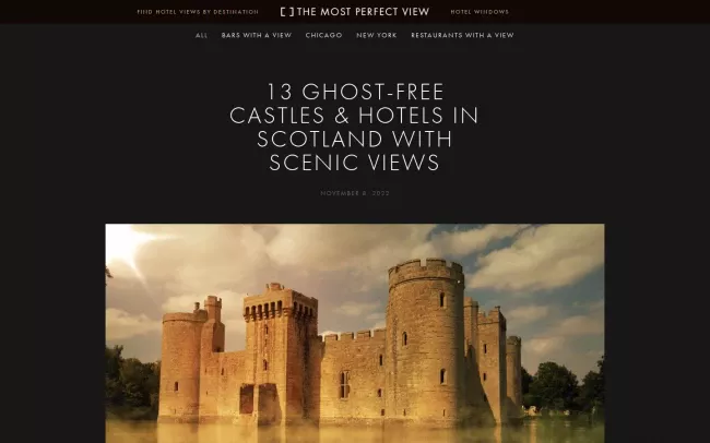 Screenshot of the The Viewaholic Word - The Most Perfect View Website