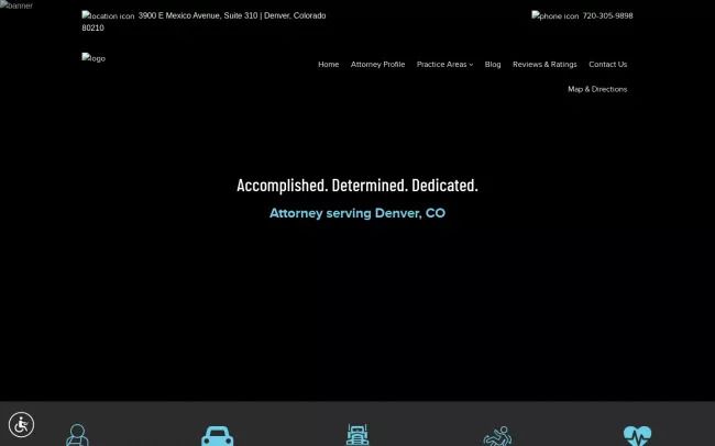 Screenshot of the Walker Law LLC Website