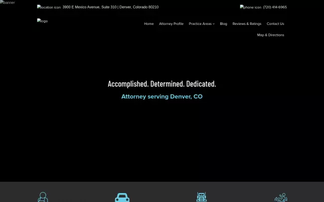Screenshot of the Walker Law LLC Website