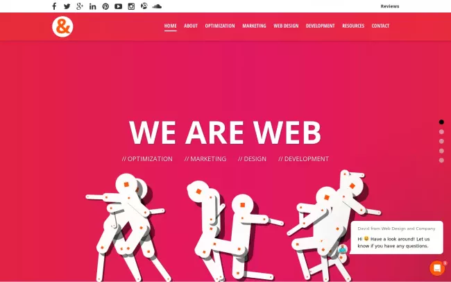 Screenshot of the Hexxen Website