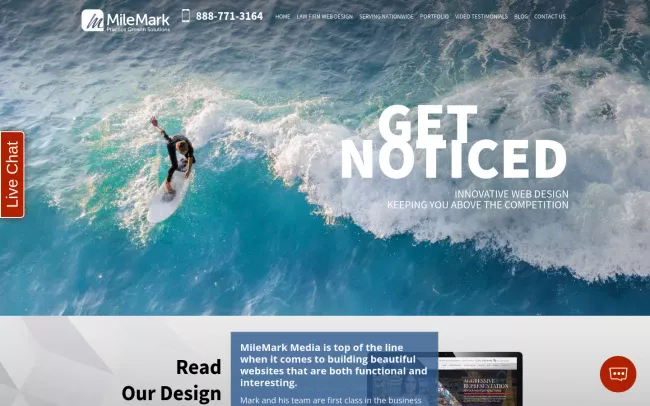 Screenshot of the Websites.law Website