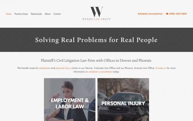 Weeks Law Group, LLC