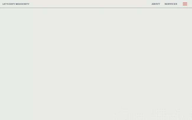 Screenshot of the Well Done Marketing Website