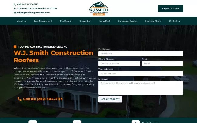 WJ Smith Construction Roofers