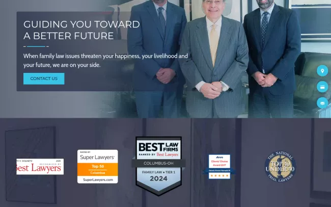 Screenshot of the Wolinetz, Horvath & Brown, LLC Website