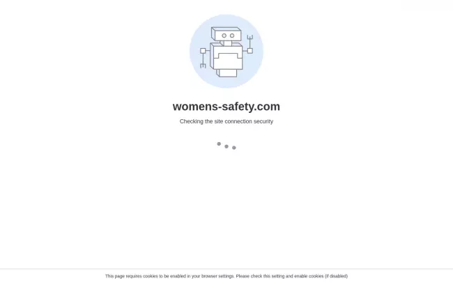 Screenshot of the Women's Safety Blog