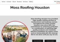 Moss Roofing Houston