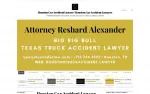 Attorney Reshard Alexander - Big Rig Bull Texas Truck Accident Lawyer