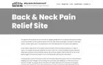 Back and Neck Pain Relief Site - Why does the back hurt?