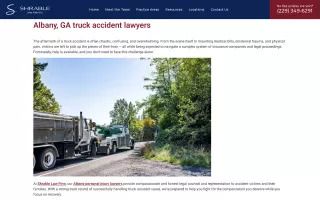 The Shrable Law Firm, P.C - Albany, GA Truck Accident Lawyers