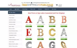 American Sign Letters