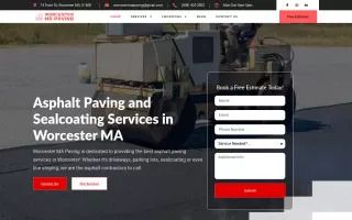 Asphalt paving in Worcester MA