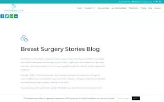 Breast Surgery Stories Blog