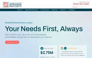 Facchetti Law - Burbank Personal Injury Lawyer