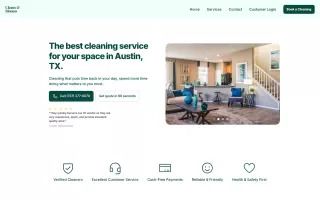 Cleans and Blooms | Best Cleaning Service in Austin, TX