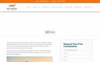 Fox Injury Law - Columbus, GA Personal Injury Lawyer