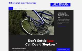DAVID SLEPKOW - Rhode Island personal injury attorney