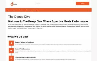 The Deeep Dive