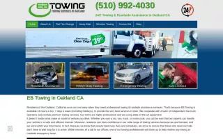 EB Towing in Oakland CA
