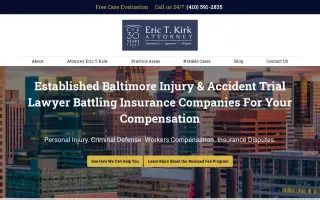 Eric T. Kirk, Personal Injury Attorney