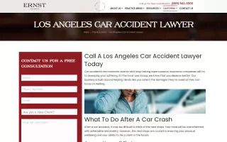 Ernst Law Group - Los Angeles Car Accident Lawyer