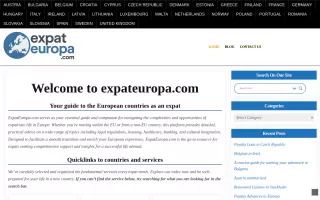 Expert advice for living in Europe - ExpatEuropa.com