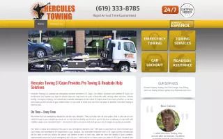 Expert Towing & Roadside Help Services in Chula Vista, CA - Hercules Towing