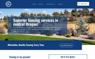 Fencing Contractors Bend OR
