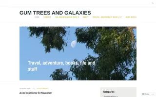 Gum trees and Galaxies