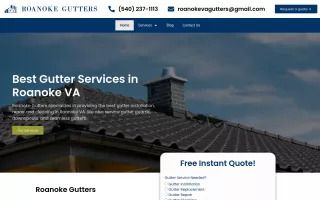 Gutter Services in Roanoke