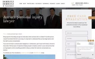 Horwitz Horwitz & Associates - Aurora personal injury attorney