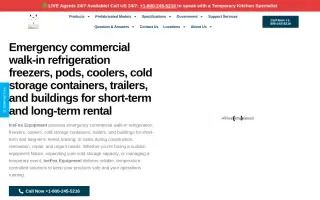 Ice Fox Equipment | Commercial Refrigeration Rentals