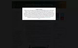 Interference Hunting Blog