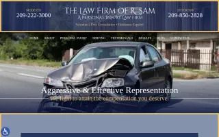 The Law Firm of R. Sam - Accident Lawyers