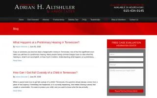 Law Offices of Adrian H. Altshuler & Associates Blog