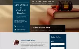 The Law Offices of Carlos H. Davalos - On Top List