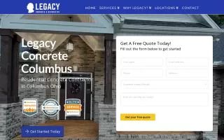 Legacy Concrete in Columbus