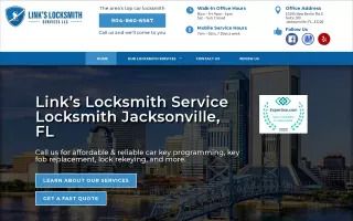 Link's Locksmith Jacksonville FL - 24 Hours | Local and Trusted