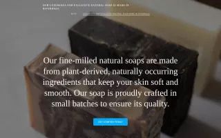 OUR LUXURIOUS AND EXCLUSIVE NATURAL SOAP IS MADE IN RIVERDALE.