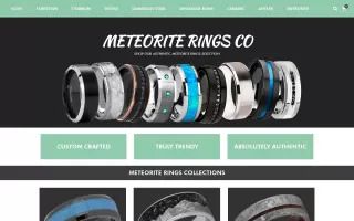 Meteorite Rings