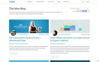 Moz Blog - SEO and Inbound Marketing