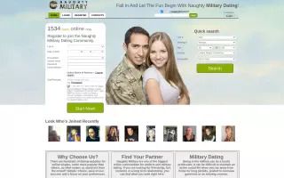 Naughty Military | Online Military Dating Community For All