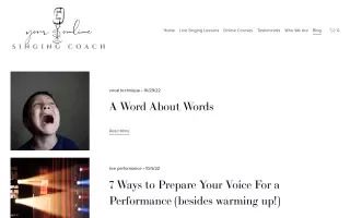 Your Online Singing Coach
