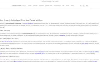 Duncan's Online Sweet Shop