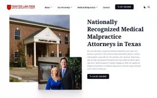 Painter Law Firm Medical Malpractice Attorneys