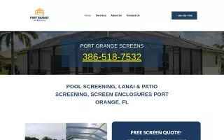 Port Orange Screens
