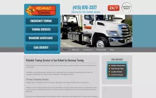 Reliable Towing Service in San Rafael by Newway Towing