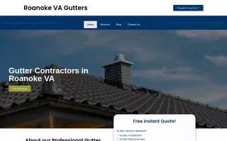Roanoke VA Gutters